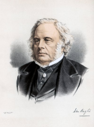 John Bright, statista radicale e liberale britannico, c1890 da Petter and Galpin Cassell