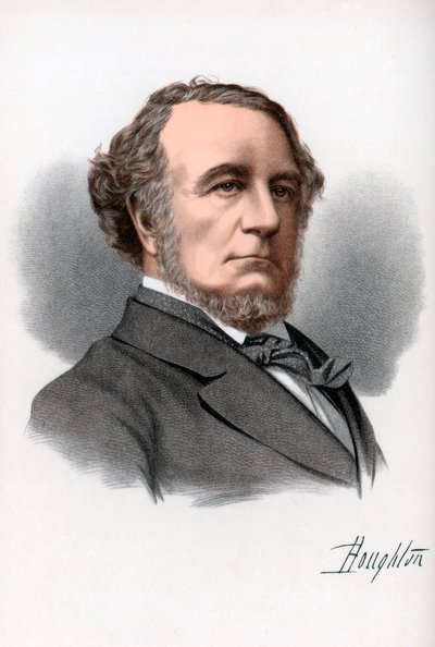 Richard Monckton Milnes, 1° Barone Houghton, poeta e politico inglese da Petter and Galpin Cassell
