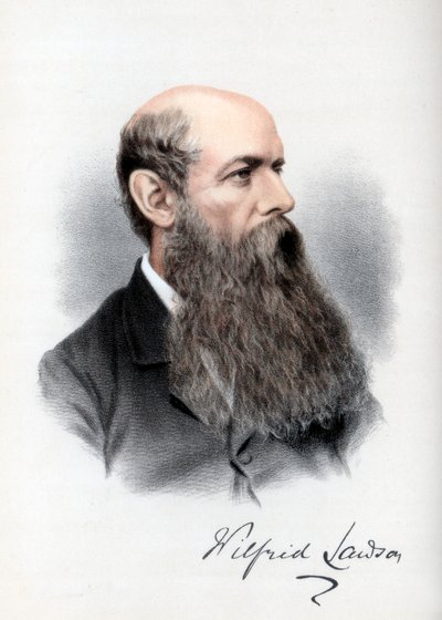 Sir Wilfrid Lawson, politico britannico e sostenitore della temperanza, c1890 da Petter and Galpin Cassell