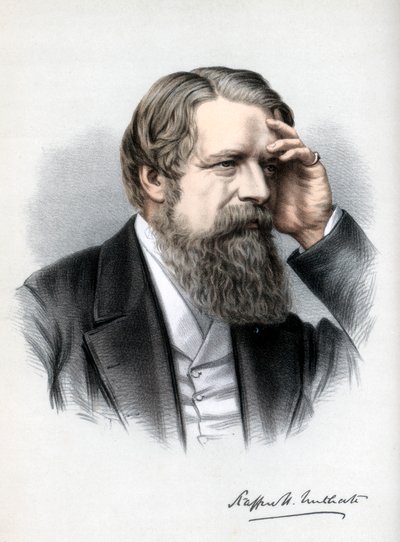 Stafford Northcote, 1° Conte di Iddesleigh, statista britannico, c1890 da Petter and Galpin Cassell