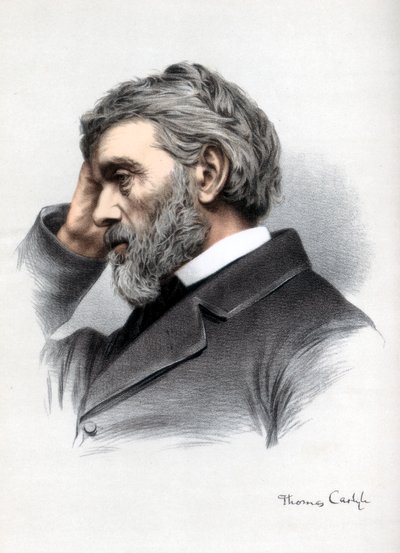 Thomas Carlyle, saggista, satirico e storico scozzese, c1890 da Petter and Galpin Cassell