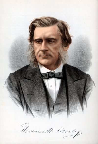 Thomas Henry Huxley, biologo inglese, c1890 da Petter and Galpin Cassell