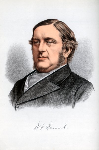 William Vernon Harcourt, statista liberale britannico, c1890 da Petter and Galpin Cassell