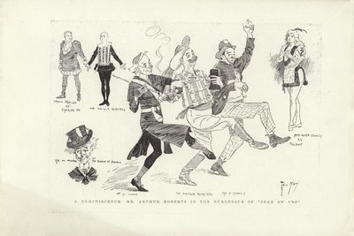 Un ricordo, Mr Arthur Roberts nella Burlesque di Giovanna d