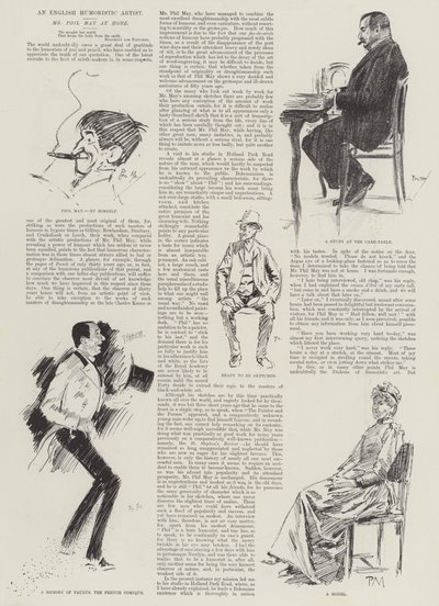 Un artista umoristico inglese, Mr Phil May a casa da Phil May