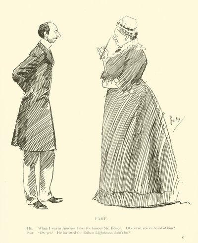 Cartone animato di Phil May, dagli anni 1890 da Phil May