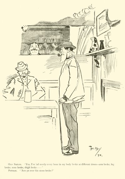Cartone animato di Phil May, dagli anni 1890 da Phil May