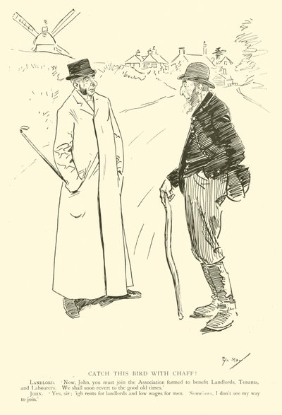 Cartone animato di Phil May, dagli anni 1890 da Phil May