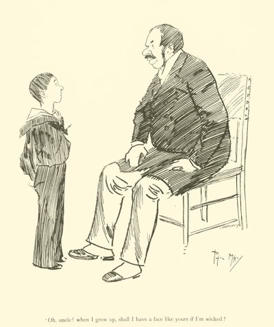 Cartone animato di Phil May, dagli anni 1890 da Phil May