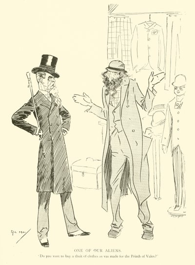 Cartone animato di Phil May, dagli anni 1890 da Phil May