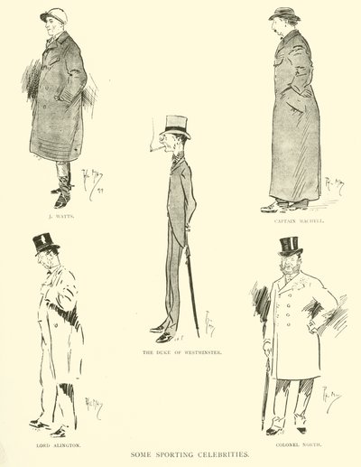 Cartone animato di Phil May, dagli anni 1890 da Phil May
