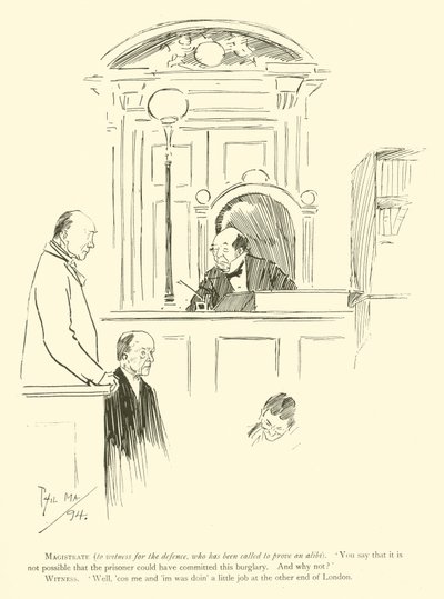Cartone animato di Phil May, dagli anni 1890 da Phil May
