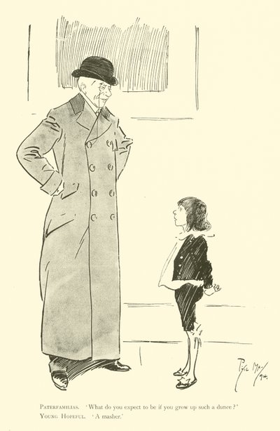 Cartone animato di Phil May, dagli anni 1890 da Phil May