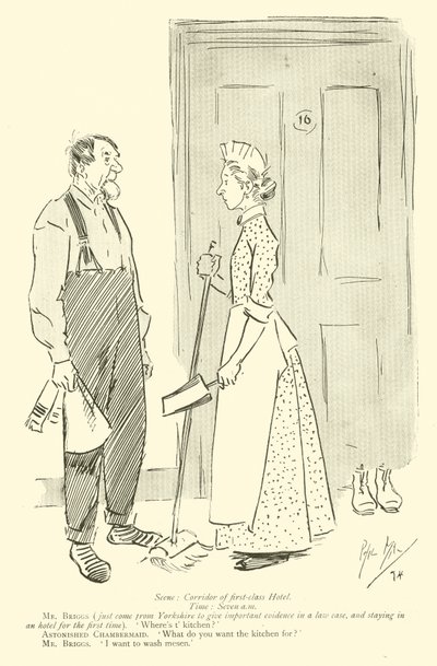 Cartone animato di Phil May, dagli anni 1890 da Phil May