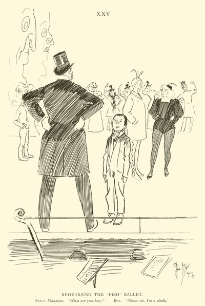 Cartone animato di Phil May, dagli anni 1890 da Phil May