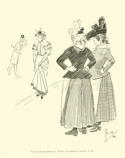 Cartone animato di Phil May, dagli anni 1890 da Phil May