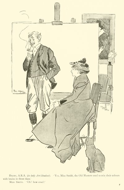 Cartone animato di Phil May, dagli anni 1890 (litografia) da Phil May