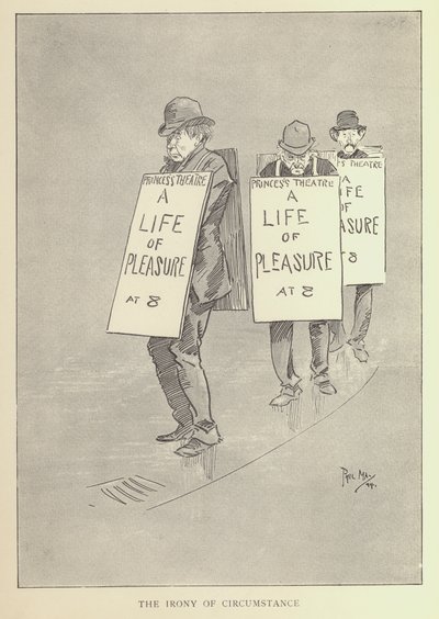 Cartone animato di Phil May, dagli anni 1890 da Phil May