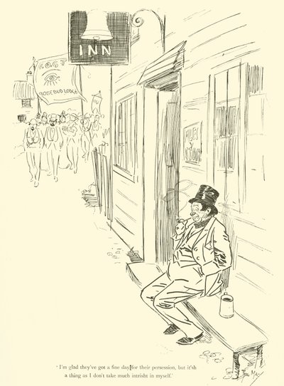 Cartone animato di Phil May, dagli anni 1890 da Phil May