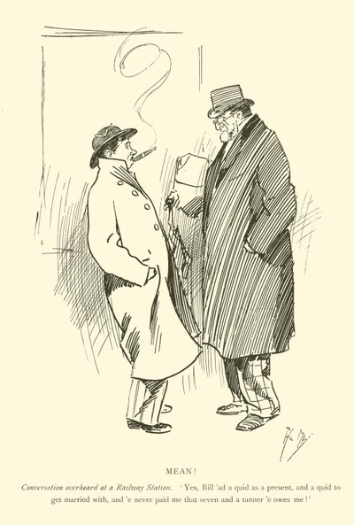 Cartone animato di Phil May, dagli anni 1890 da Phil May