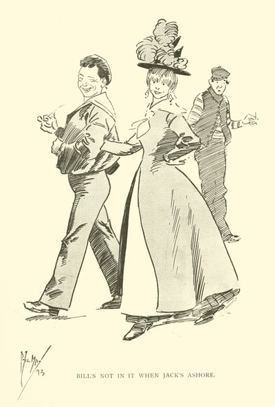 Cartone animato di Phil May, dagli anni 1890 da Phil May