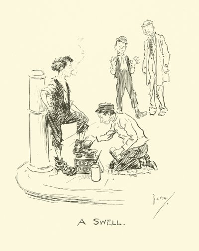 Illustrazione per Phil Mays Gutter-Snipes da Phil May