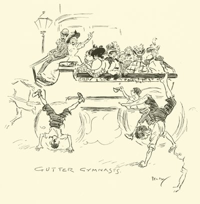 Illustrazione per Gutter-Snipes di Phil May da Phil May