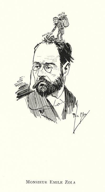 Monsieur Emile Zola (litografia) da Phil May