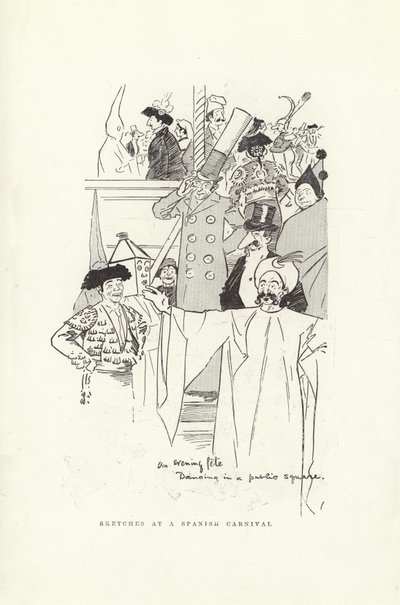 Schizzi di un carnevale spagnolo da Phil May