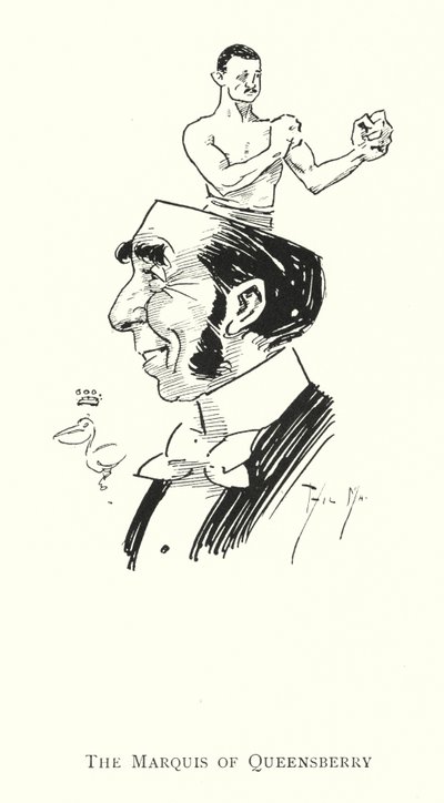 Il Marchese di Queensberry (litografia) da Phil May