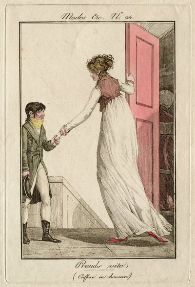 Prendilo in fretta (acconciatura) da Philibert-Louis Debucourt