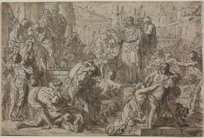 Soggetto romano da Philibert Benoît Delarue