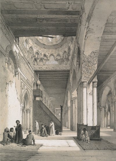 Moschea di Ibn Toulon da Philibert Joseph Girault de Prangey