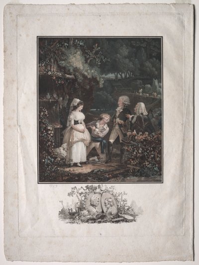 Annette e Lubin da Philibert Louis Debucourt