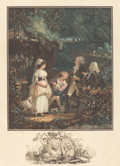 Annette e Lubin da Philibert Louis Debucourt