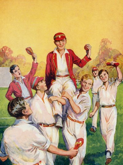 Ragazzi cricket, eroe della partita da Philibert Louis Debucourt