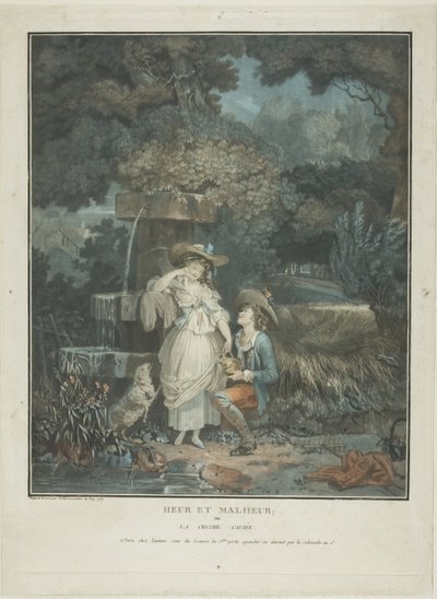 Fortuna e sfortuna da Philibert Louis Debucourt
