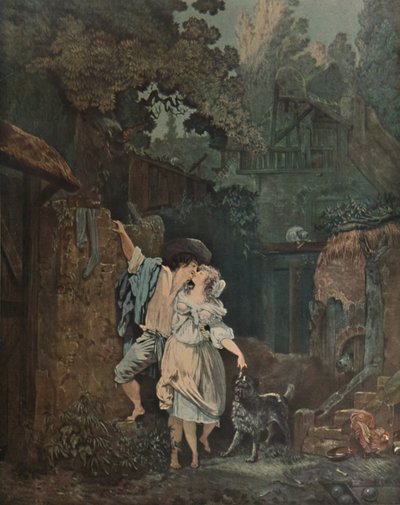 LEscalade, Ou Les Audieux Du Matin, 1787 da Philibert Louis Debucourt