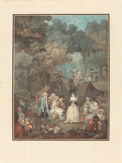 Il Matrimonio al Castello da Philibert Louis Debucourt