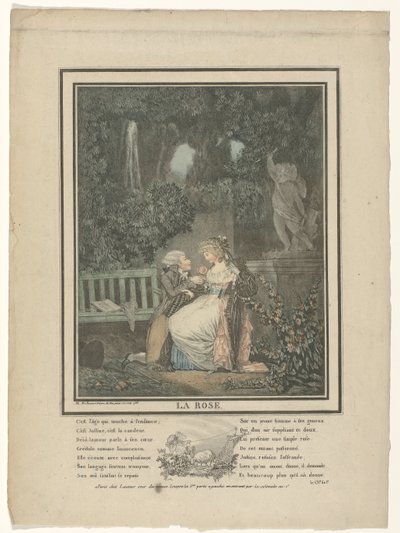 La Rosa, 1788 da Philibert Louis Debucourt