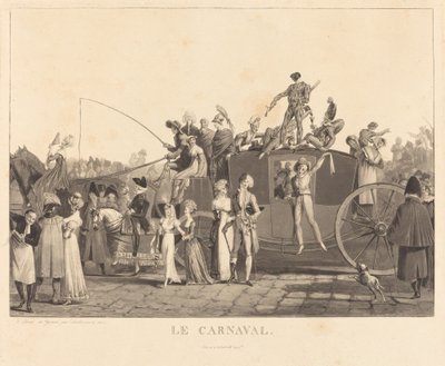 Il Carnevale da Philibert Louis Debucourt