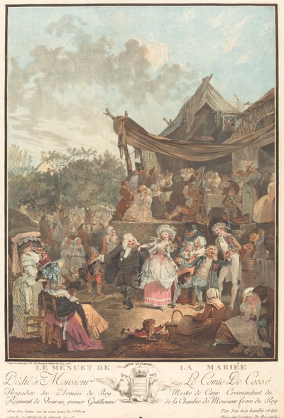 Il Minuetto della Sposa da Philibert Louis Debucourt