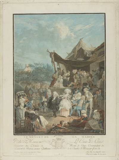 Minuetto della sposa da Philibert Louis Debucourt