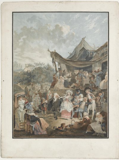 Le Menuet de la mariée da Philibert Louis Debucourt