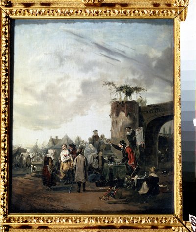 Il ciarlatano da Philibert Louis Debucourt