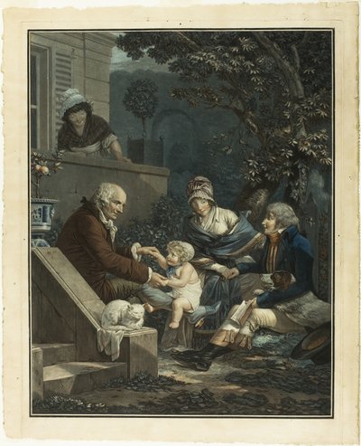 Piaceri paterni da Philibert Louis Debucourt