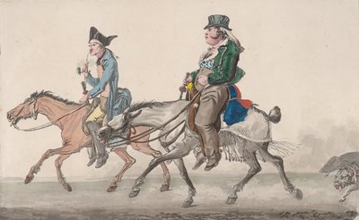 Route de Poissy (1816) da Philibert Louis Debucourt