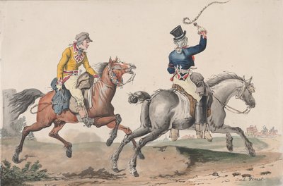 Route de Poste da Philibert Louis Debucourt