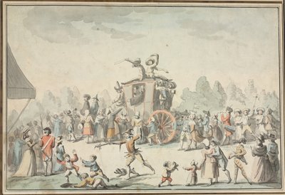 Scena di carnevale da Philibert Louis Debucourt