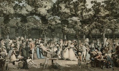 La Passeggiata Pubblica, 1792 da Philibert Louis Debucourt